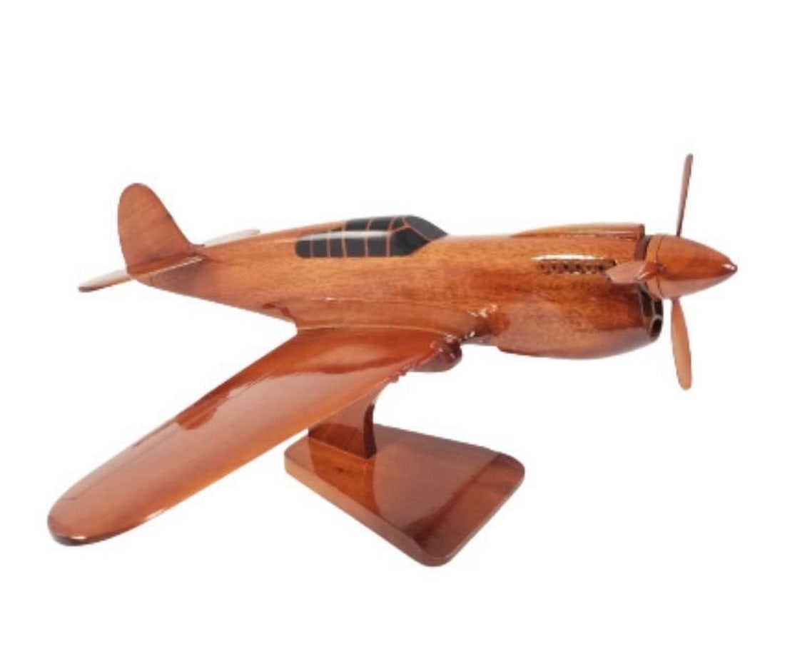 Curtiss P-40 Warhawk Model Plane: Curtiss P-40 Warhawk Model Plane This plane is an American single-engined, single-seat, all-metal fighter and ground-attack aircraft that first flew in 1938. Production of this aircraft ended in