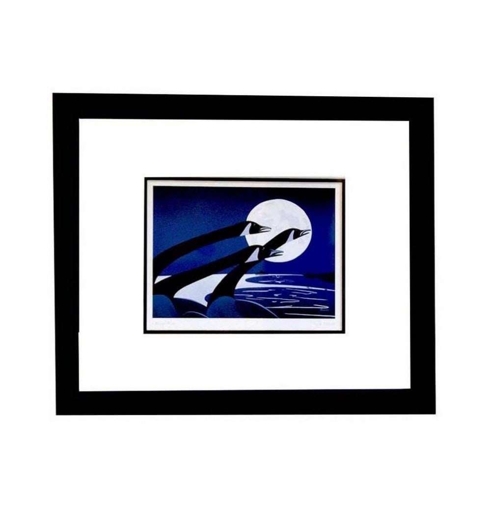 14.25" x 12" Calling Blue Framed Print (1 of 2)