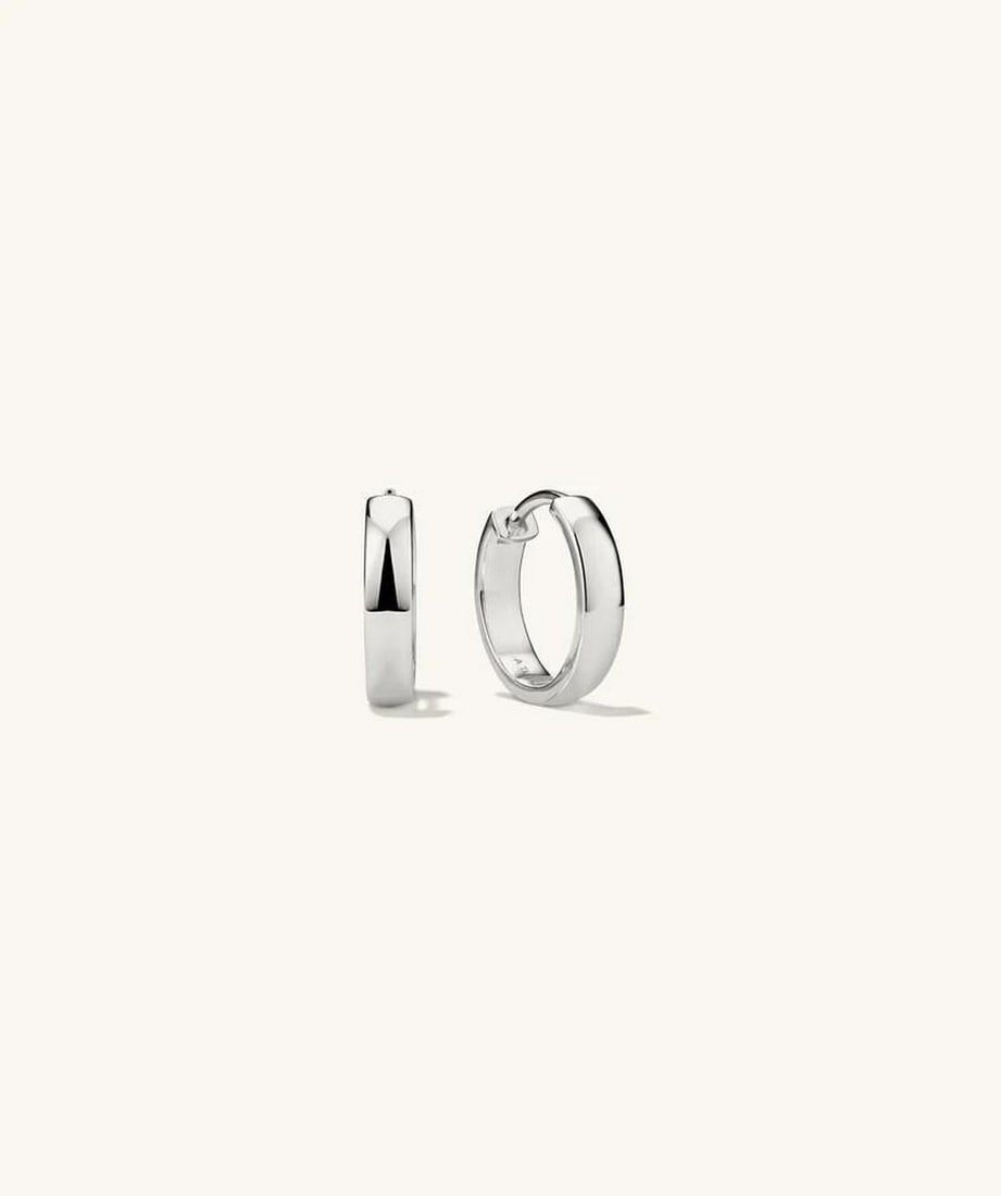 Sterling Silver Small Hoop Earrings: Sterling Silver Small Hoop Earrings. These earrings offer a perfect blend of simplicity and elegance. Crafted from sterling silver, their subtle design makes them versatile enough for daily wear,