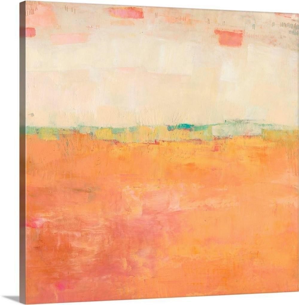 Apricity II Canvas Reproduction: Apricity II Canvas Reproduction By Sue Jachimiec Sue Jachimiec works with a variety of mediums, such as oil and cold wax, encaustic, and acrylic. The process of manipulating layers to allow for a