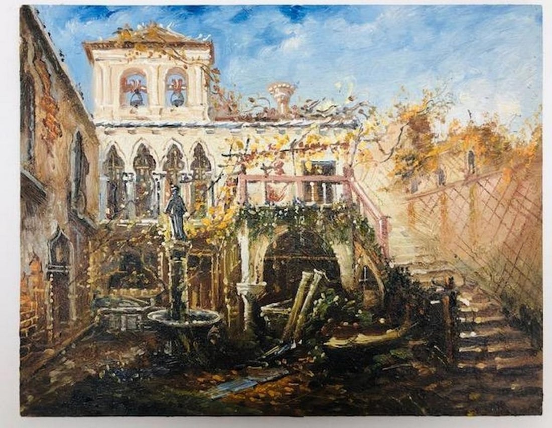 Bernhard Fielder "STUDENT OF". (1818-1904) Oil Painting (1 of 1)