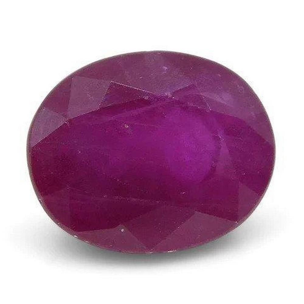0.78ct Oval Cut Burma Ruby (1 of 3)