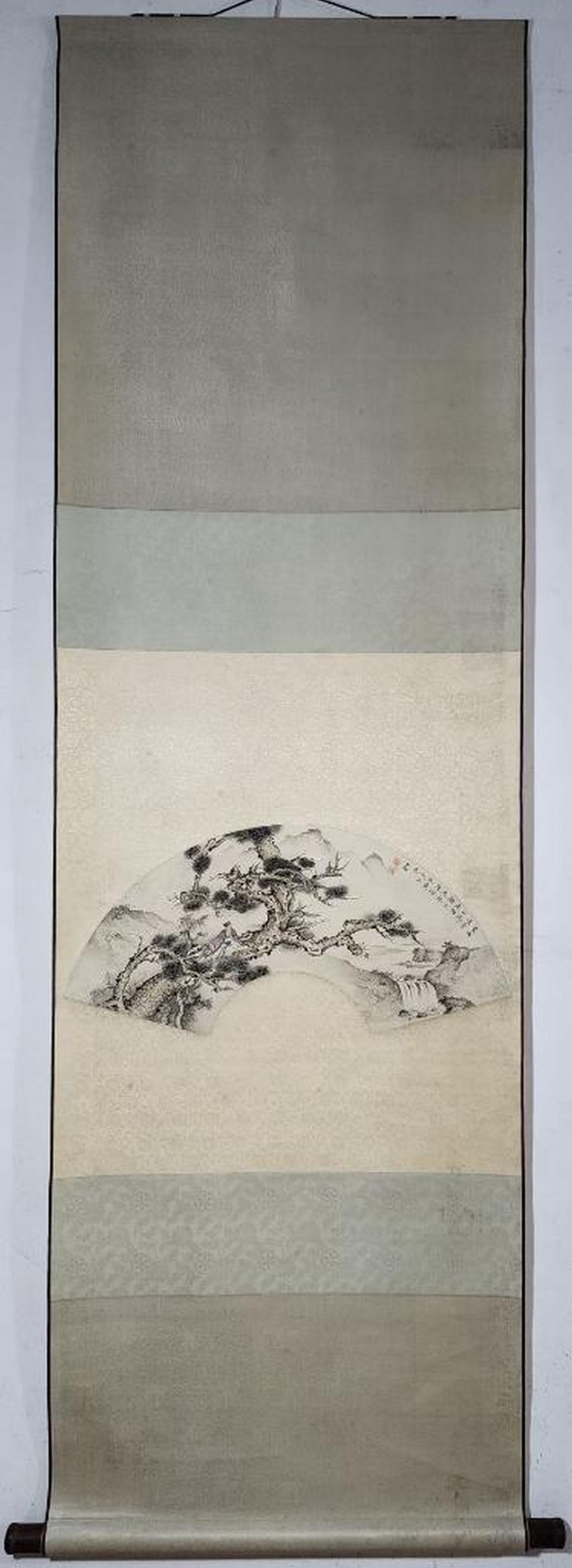 Inspired Chinese Brush Handpainting on Paper Scroll Bearing the Mark of Chen Shaomei (1 of 9)