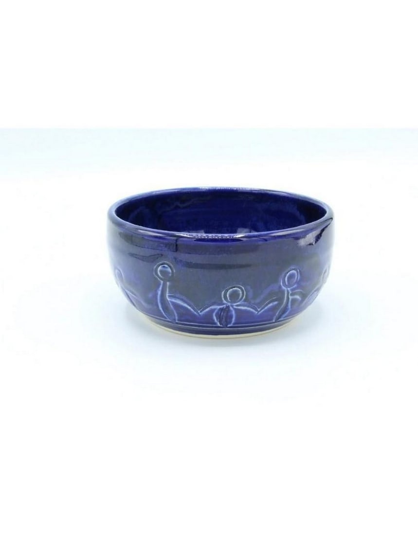 Cobalt Ceramic Small Friendship Bowl: Cobalt Ceramic Small Friendship Bowl The Friendship Bowl is a lasting gift that nourishes the soul. Designed to celebrate the tradition of sharing meals with friends and family, the image of a