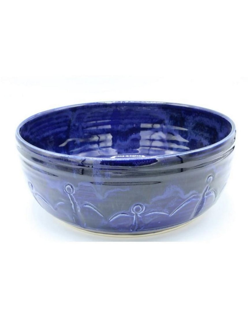 Extra-Large Cobalt Friendship Bowl: Extra-Large Cobalt Friendship Bowl The Friendship Bowl is a gift that keeps on giving food for the soul. The bowl was designed for the tradition of sharing food with friends and family. The circle of