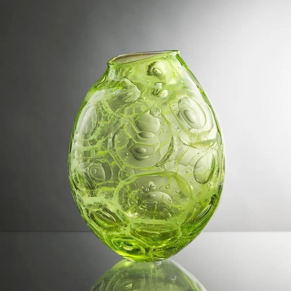 Porifera Green' Glass Sculpture by Roberta Mason (1 of 3)