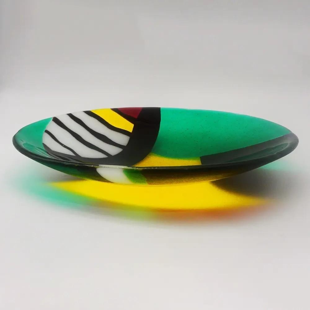 Birds of Paradise Decorative Art Glass Bowls by Nour El Huda Awad (1 of 4)
