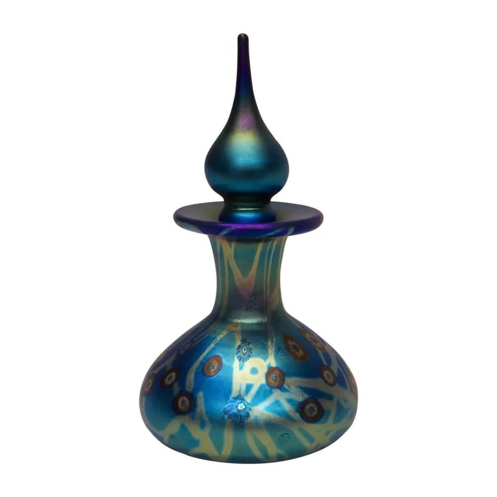 Blue Murrini Genie Perfume Bottle by Carl Radke (1 of 2)
