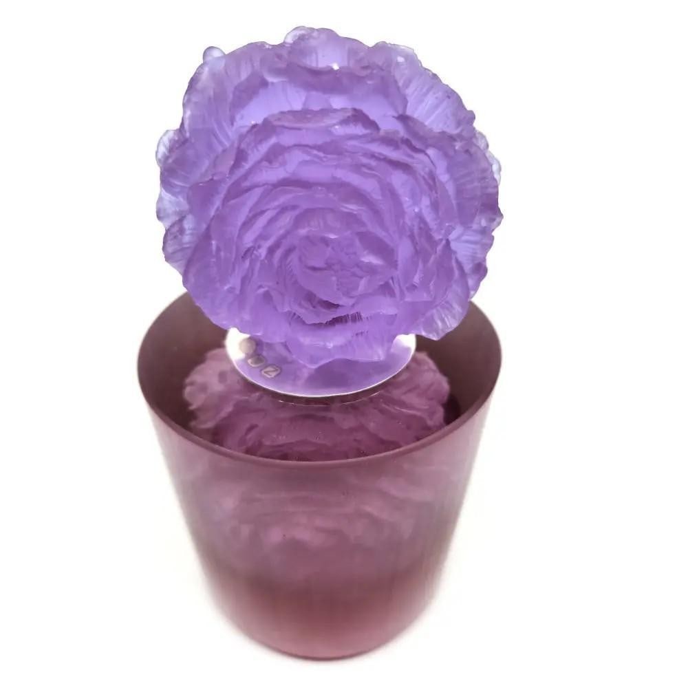 "Peony" Pink Glass Vessel by Sharon Korek: "Peony" Pink Glass Vessel by Sharon Korek The 'Peony' vessel by Sharon Korek showcases a striking fuchsia pink design, combining modern elegance with Art Nouveau charm. Its hallmarked