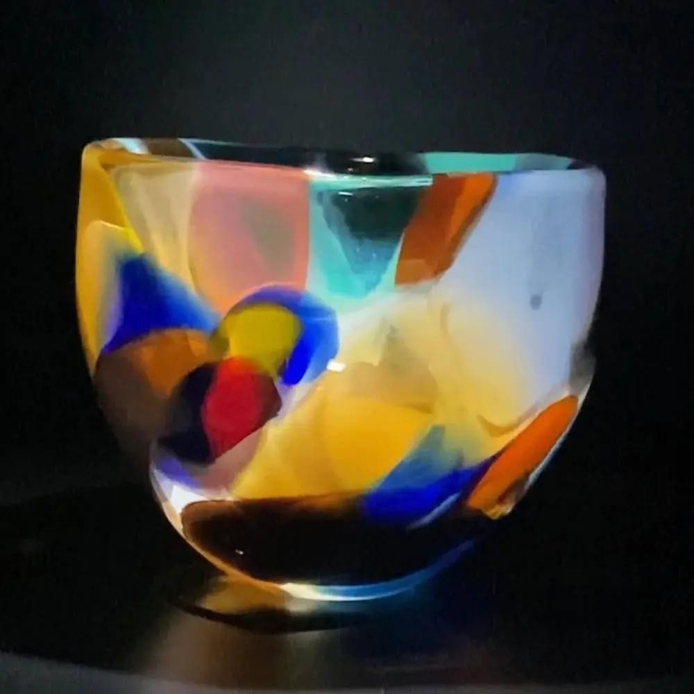 ‘Nougat’ Glass Bowl by Will Shakspeare (1 of 2)