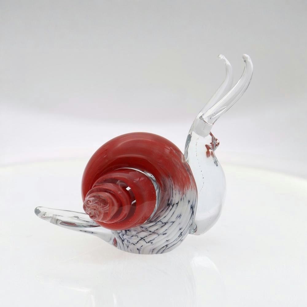 Glass Blown Ornament ‘Snail’ by Mirhò (1 of 2)