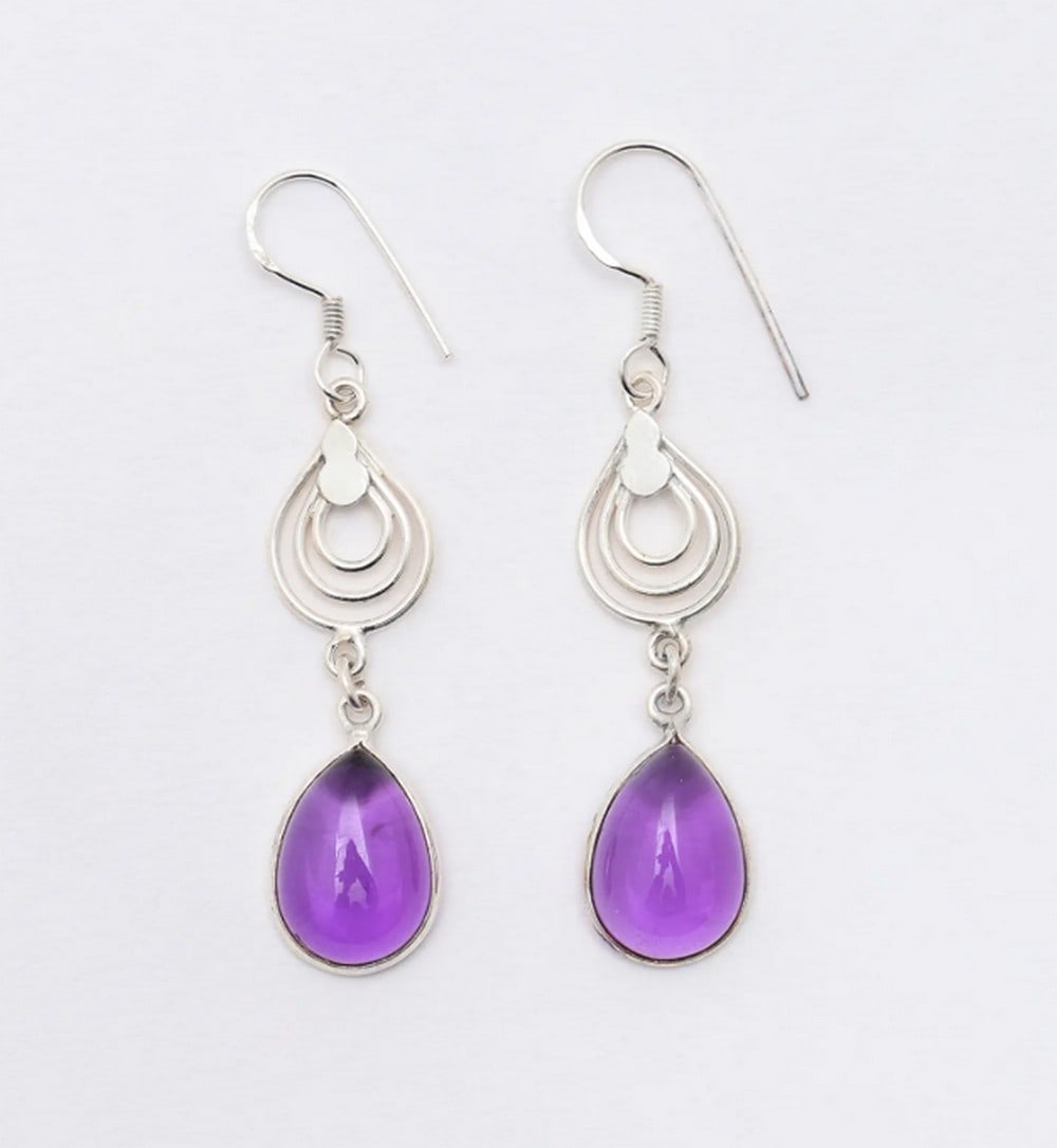 Serenity Stone Amethyst Dangles (1 of 3)