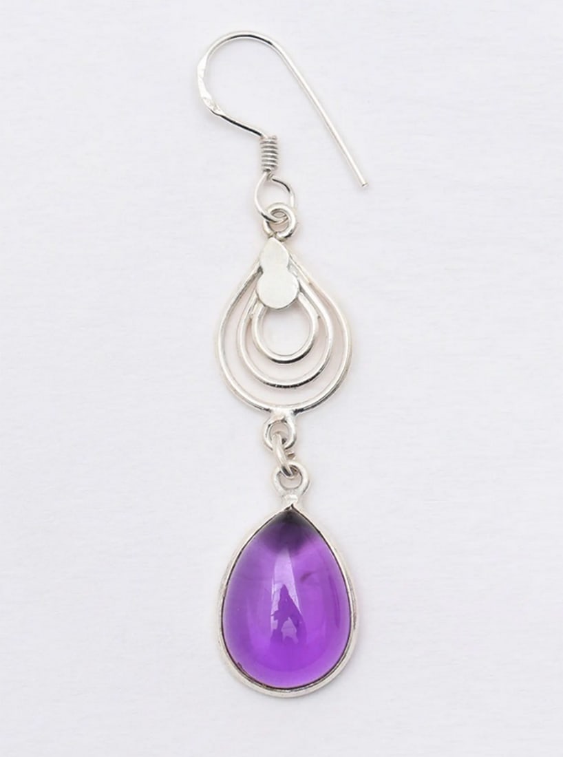 Serenity Stone Amethyst Dangles - 3