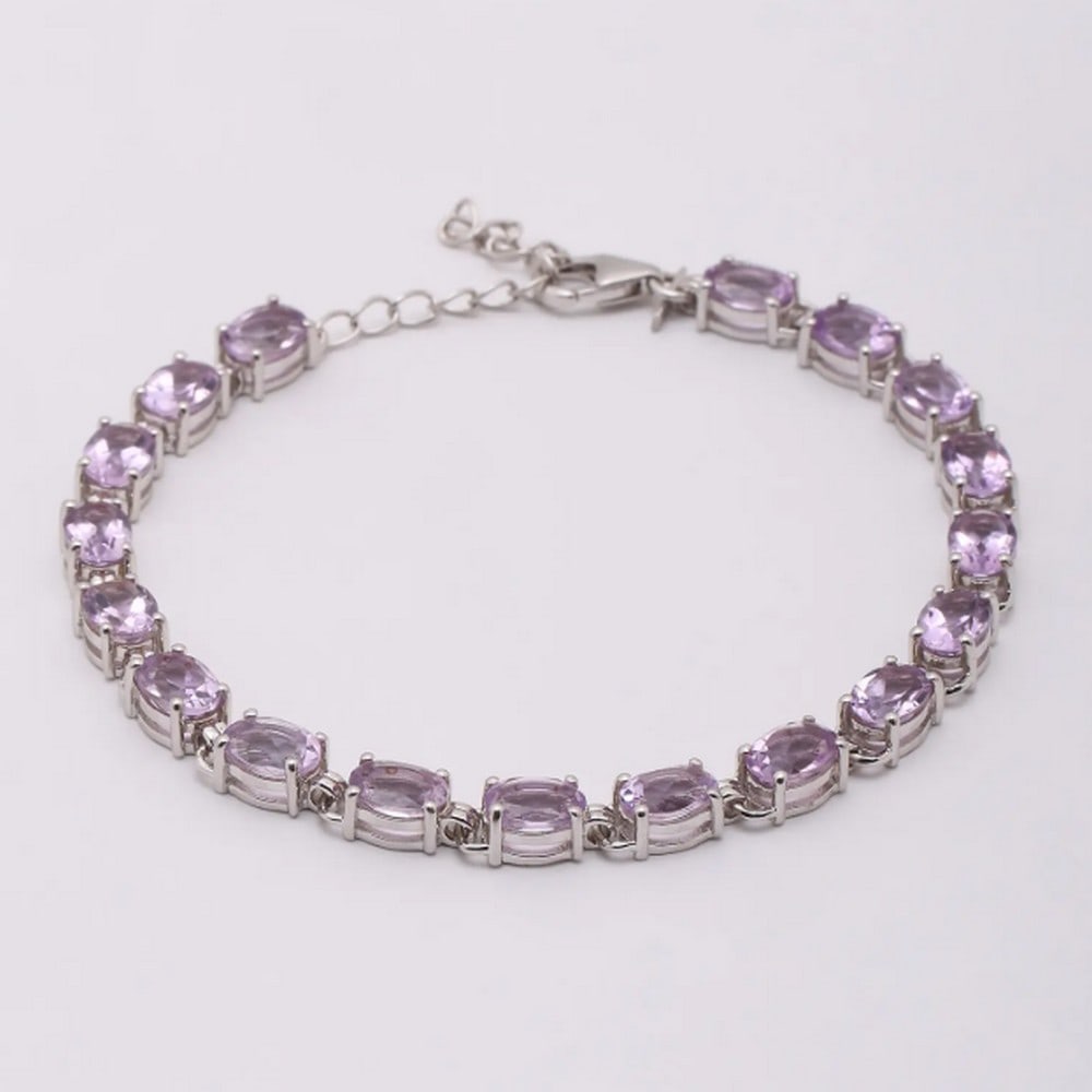 Royal Amethyst Tennis Bracelet (1 of 4)