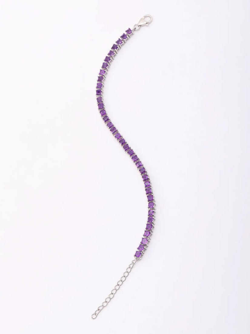 Regal Amethyst Link Bracelet - 3
