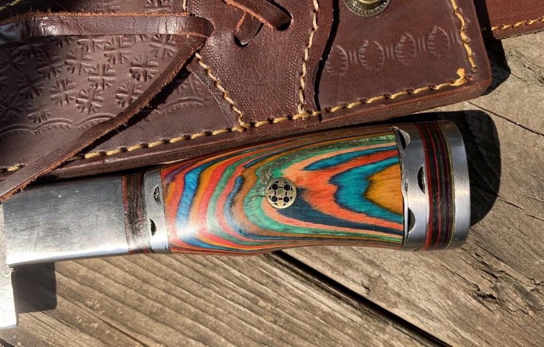 13" The Outback Damascus Chef's Knife - 6