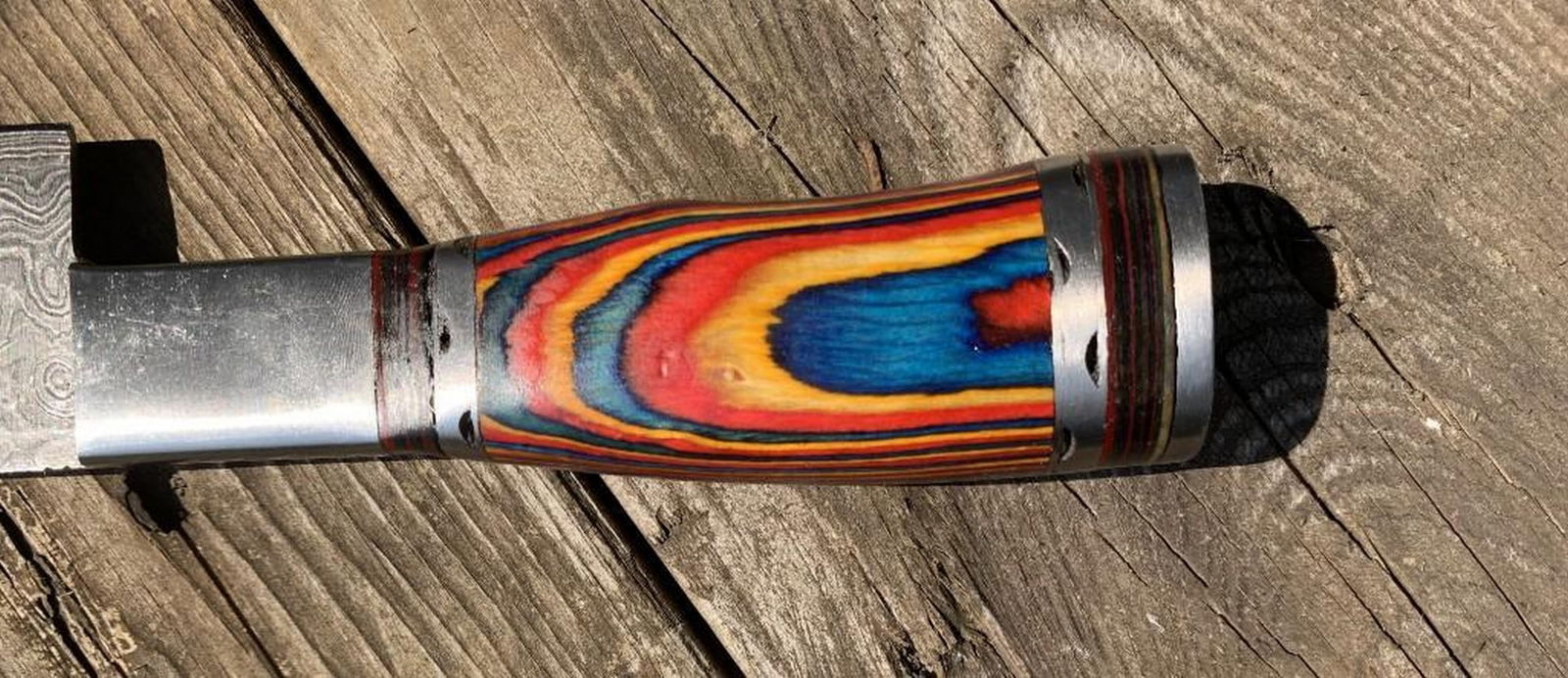 13" The Outback Damascus Chef's Knife - 7