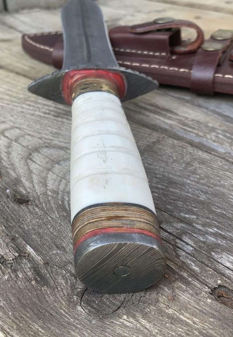 The Last Rites Damascus Dagger - 6