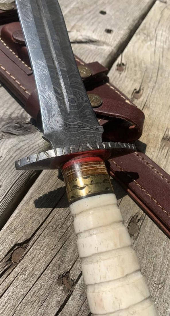 The Last Rites Damascus Dagger - 8