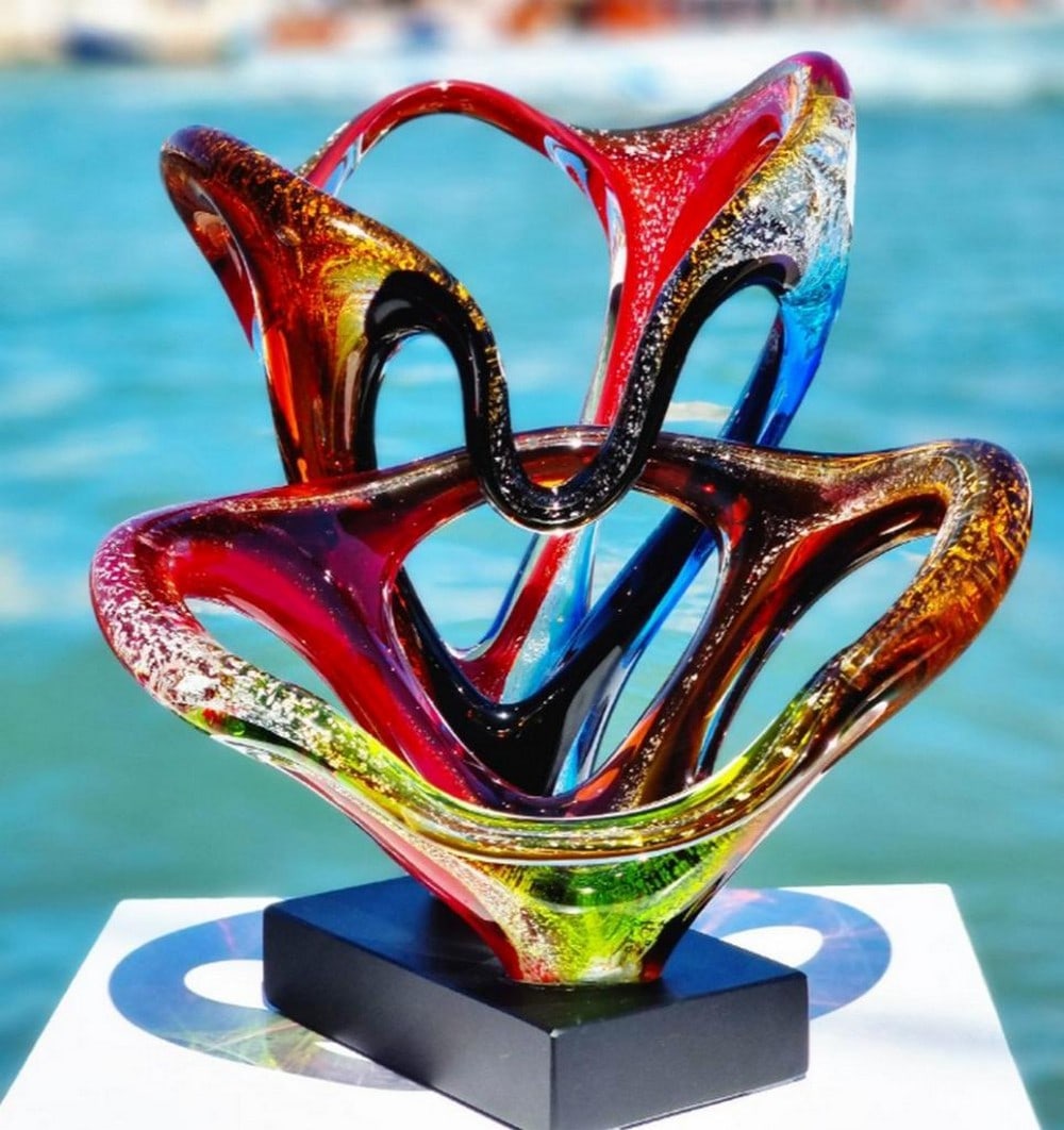Murano Glass Abstract – Fenom Sculpture (1 of 5)