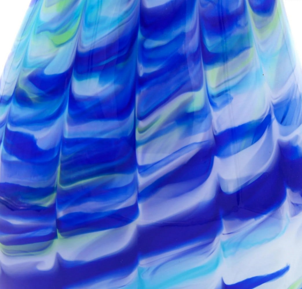 Missoni Drop Vase – Blue with Multicolor Effect - 2