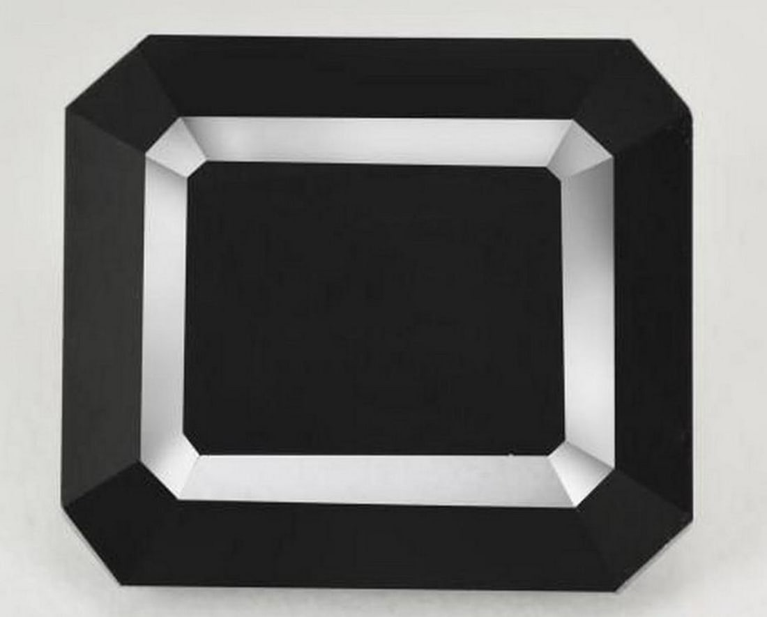 26.3ct Octagon Step Cut Infinite Loose Black Tourmaline Gemstone (1 of 3)