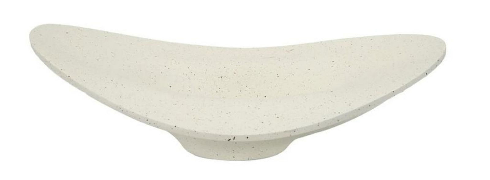 White Resin Decorative Tray Refined Contemporary Accent: White Resin Decorative Tray Refined Contemporary Accent This elegant resin tray features a light finish and soft, flowing lines, creating a refined and versatile accent for any space. Crafted from dur
