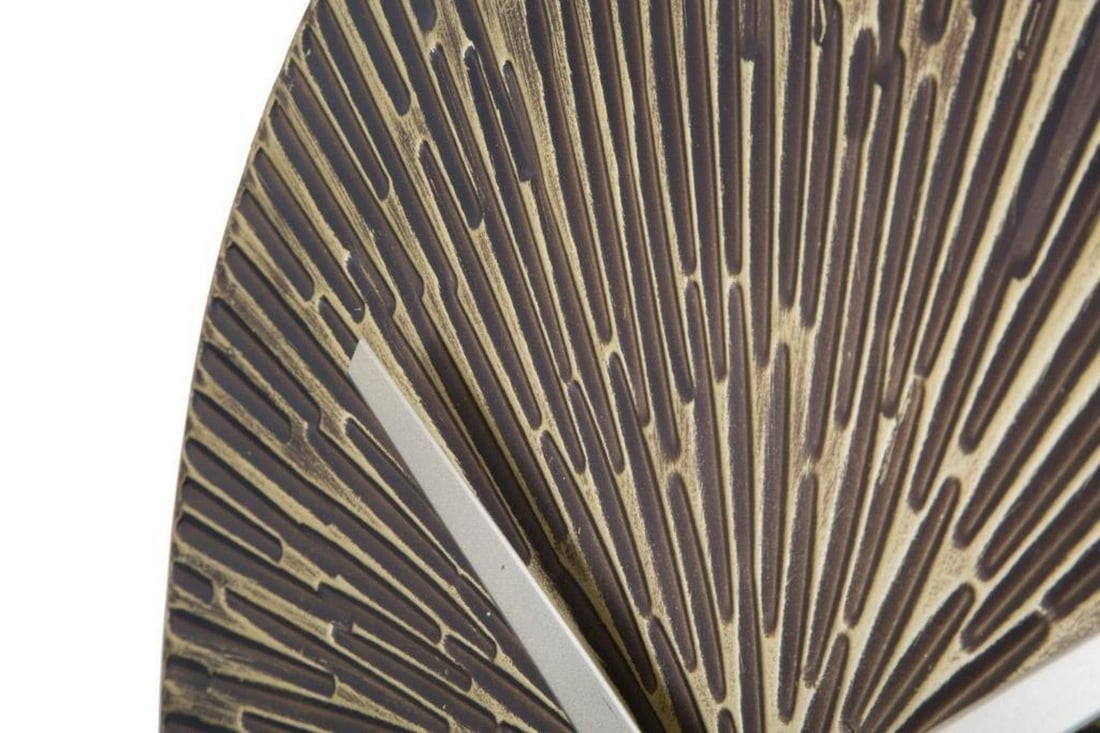 Bronze Metal Wall Clock - 4