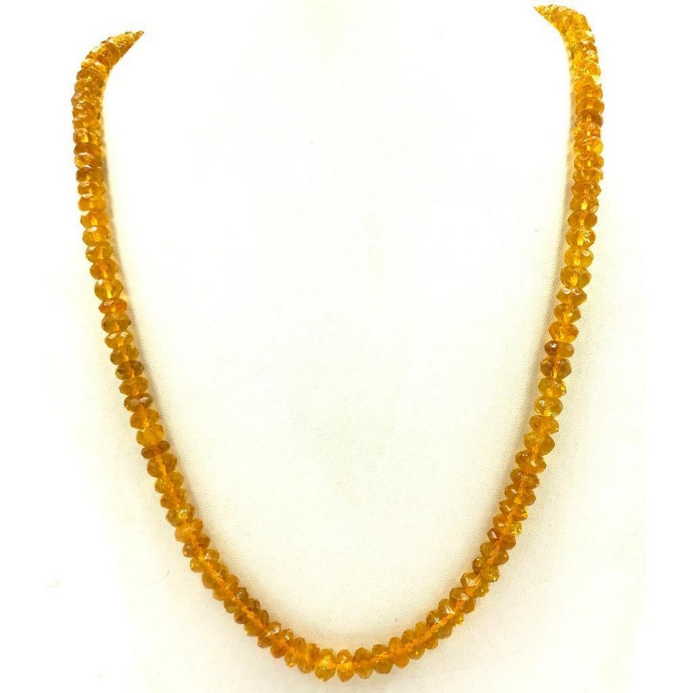 Citrine Faceted Necklace (1 of 2)