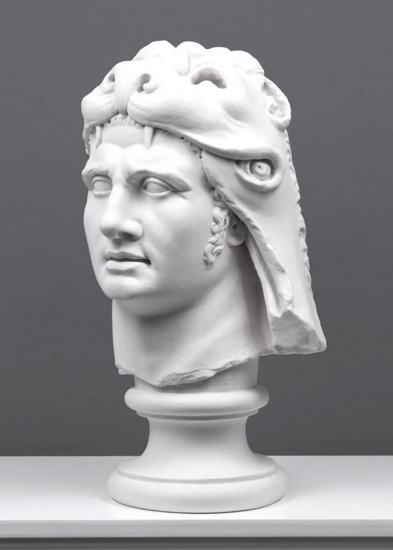 Mithradates VI Eupator Bust Sculpture - (56.1lbs) - 2