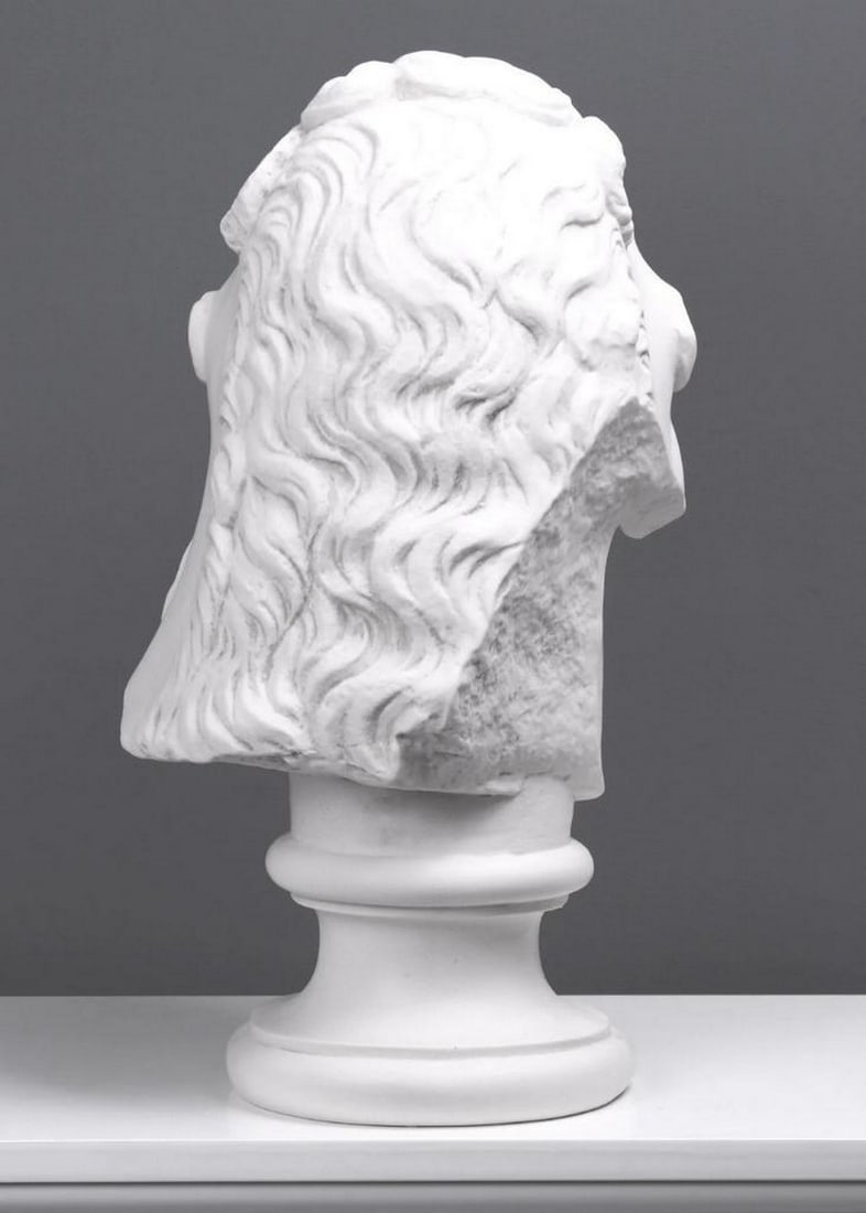 Mithradates VI Eupator Bust Sculpture - (56.1lbs) - 4