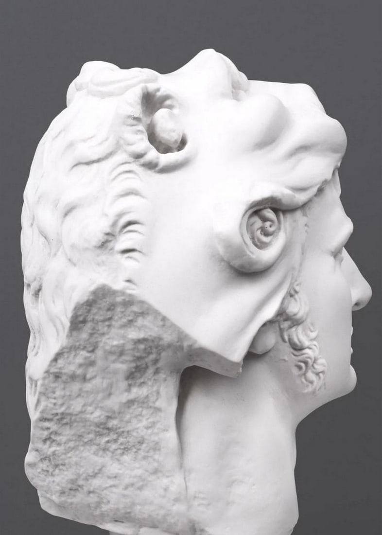 Mithradates VI Eupator Bust Sculpture - (56.1lbs) - 6