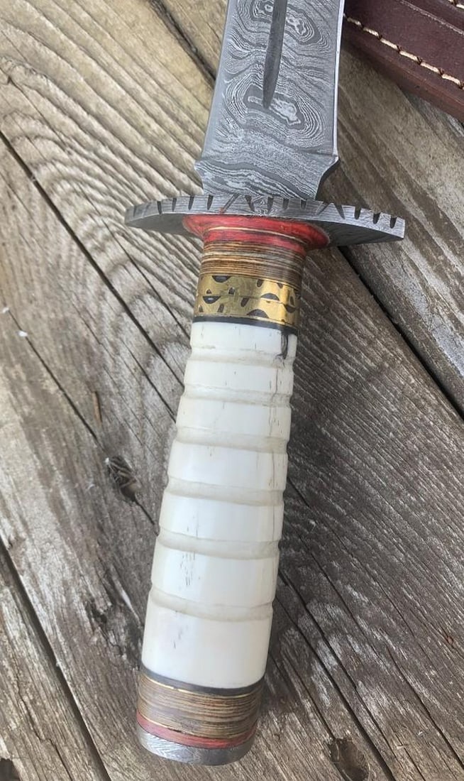 The Last Rites Damascus Dagger - 5