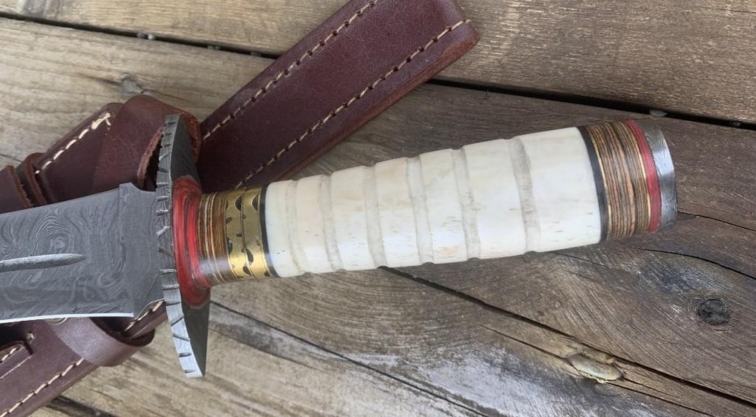 The Last Rites Damascus Dagger - 7