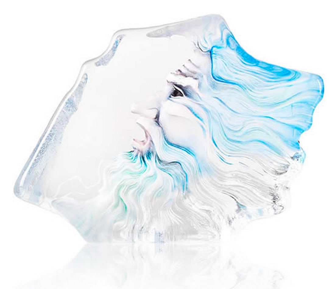 Poseidon God of the Oceans Crystal Sculpture (1 of 1)