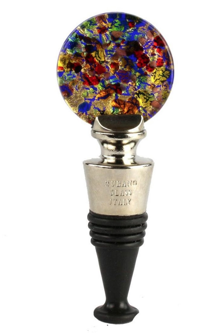 Multicolour Murano Glass Bottle Stopper (1 of 2)