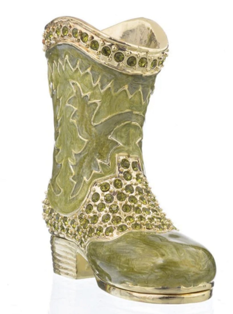 Green Boot Trinket Box - 2
