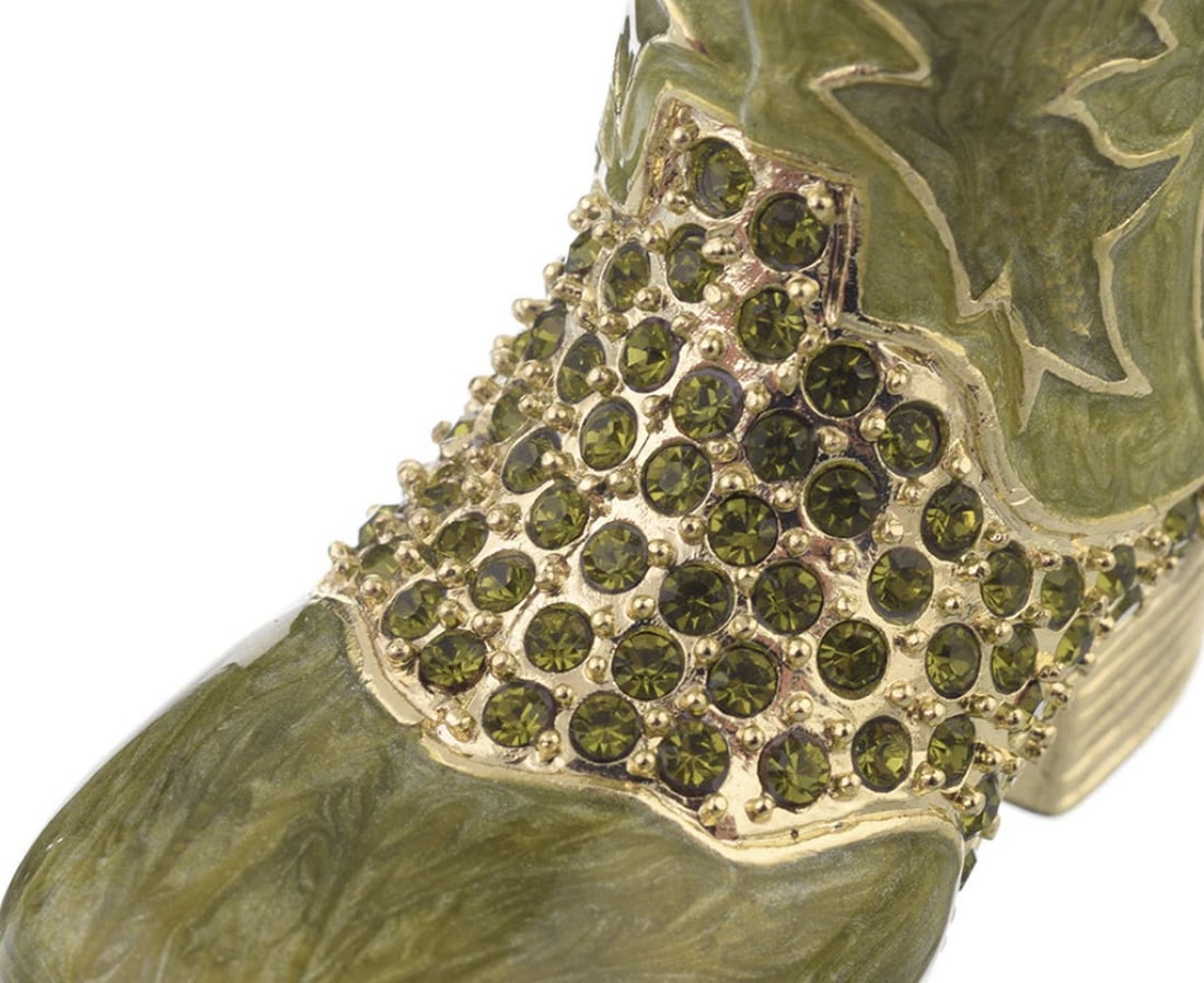 Green Boot Trinket Box - 5