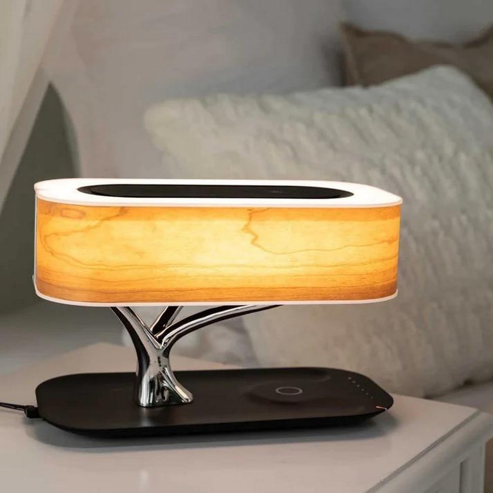 Zen Cherry Wood Table Lamp - 4