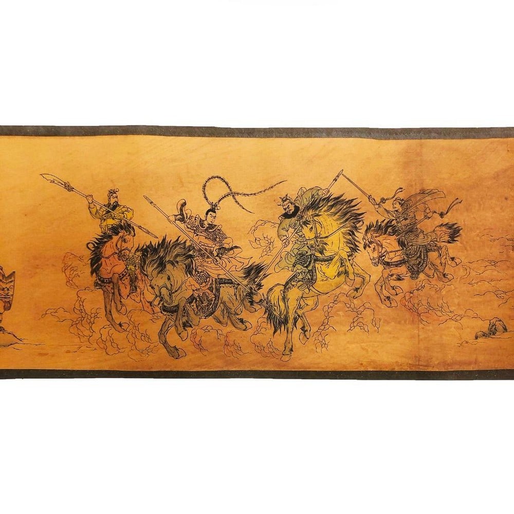 Large Asian Masters Signed Art Scroll - 3