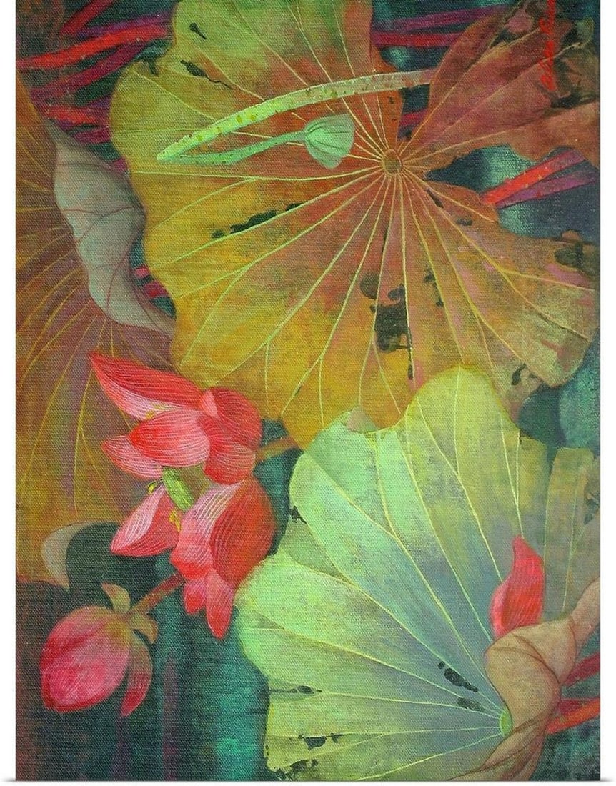 Joy Wall Art Print: Joy Wall Art Print By Ailian Price Price combines eastern and western painting techniques to create beautiful works of art in her distinctive style. Width: 24 inches Height: 32 inches View