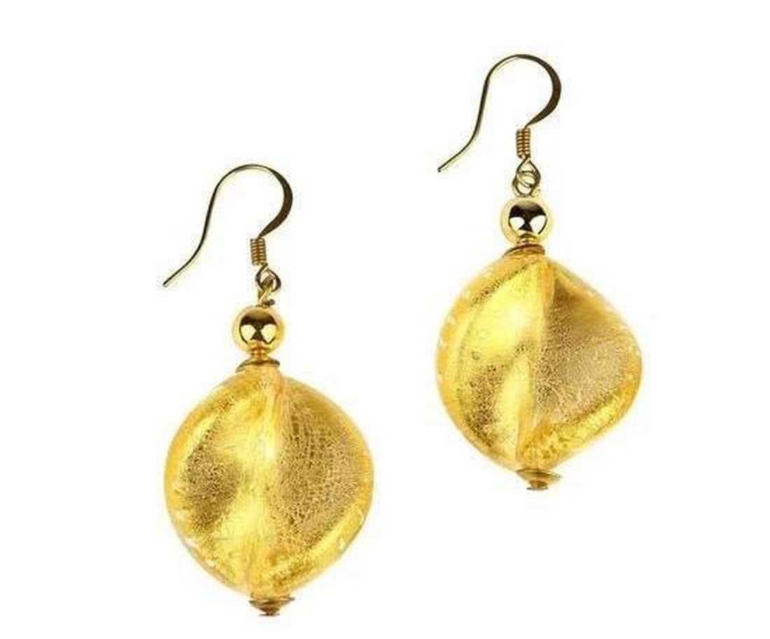 Lake Ravello Gemstone Earrings - Adorned with Pure Gold: Lake Ravello Gemstone Earrings - Adorned with Pure Gold Introducing our Lake Ravello Gemstone Earrings—exquisite pieces that embody the timeless beauty of nature's treasures. These earrings