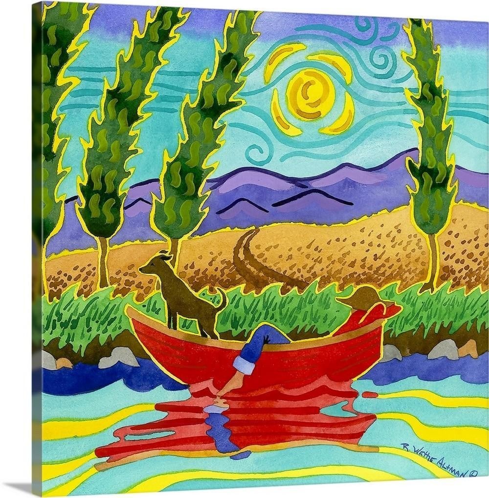 Lazy Summer Day – Canvas Reproduction by Robin Altman: Lazy Summer Day – Canvas Reproduction by Robin Altman Bask in the warmth of summer with Lazy Summer Day, a vibrant canvas reproduction by Robin Altman. This artwork captures the relaxed spirit of