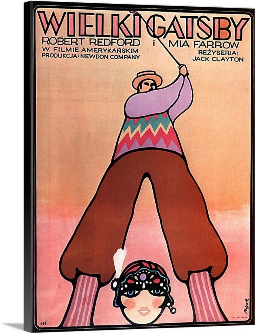 The Great Gatsby (1974) Canvas Reproduction: The Great Gatsby (1974) Canvas Reproduction Descriptions: Adaptation of F. Scott Fitzgerald's novel of the idle rich in the 1920s. A mysterious millionaire crashes Long Island society, and