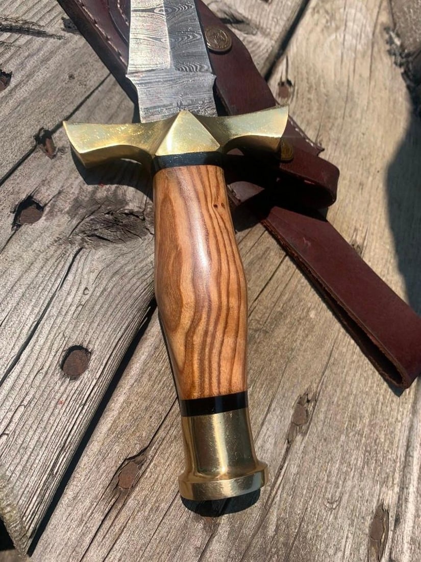 13" The Spartans Damascus Dagger - 8