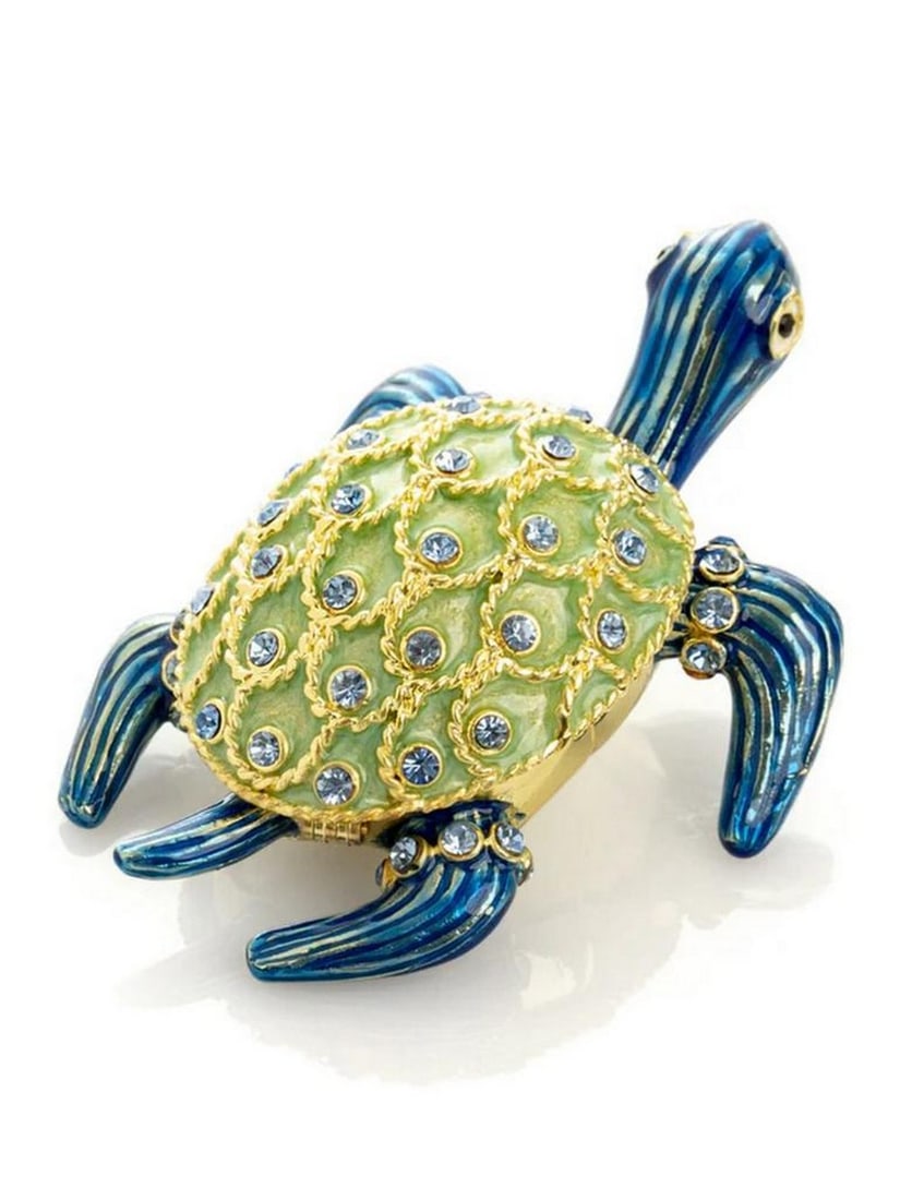 Emerald Turtle Trinket Box - 3