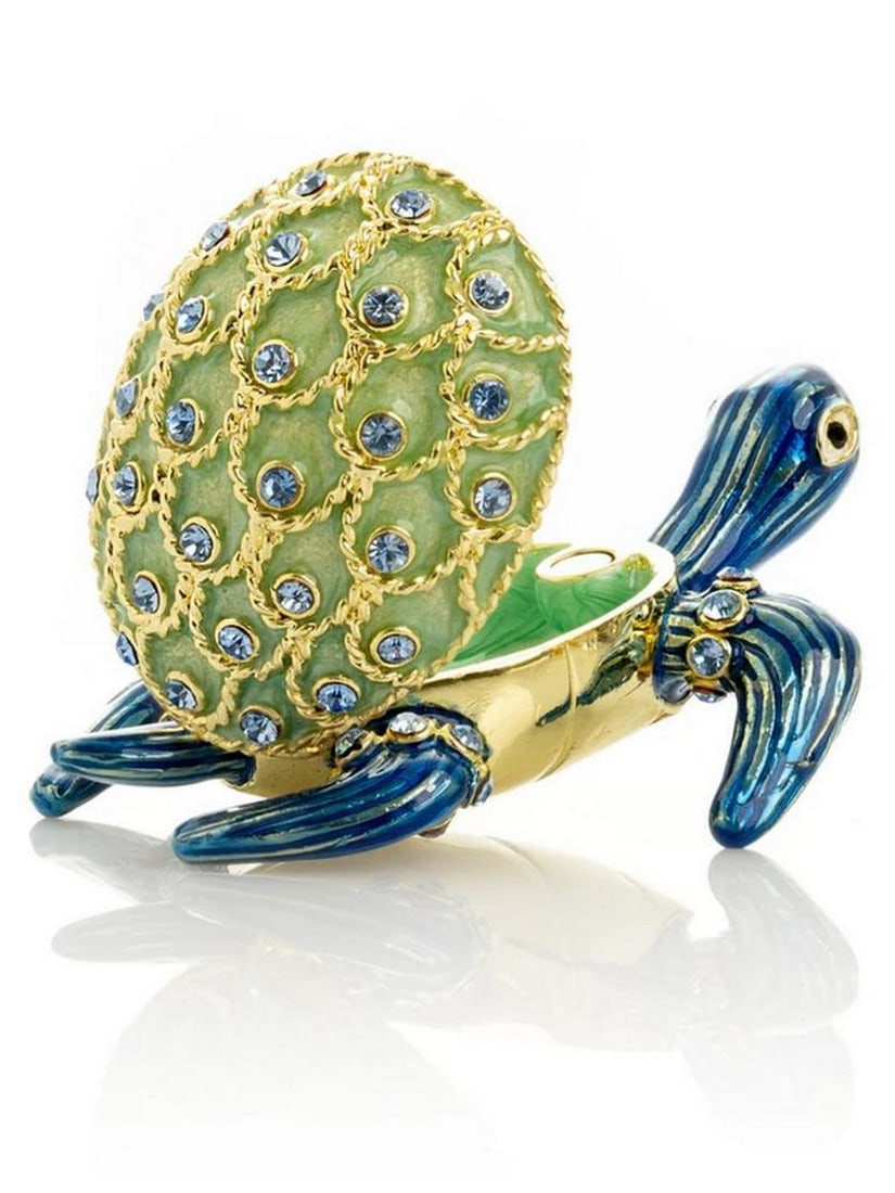 Emerald Turtle Trinket Box - 5