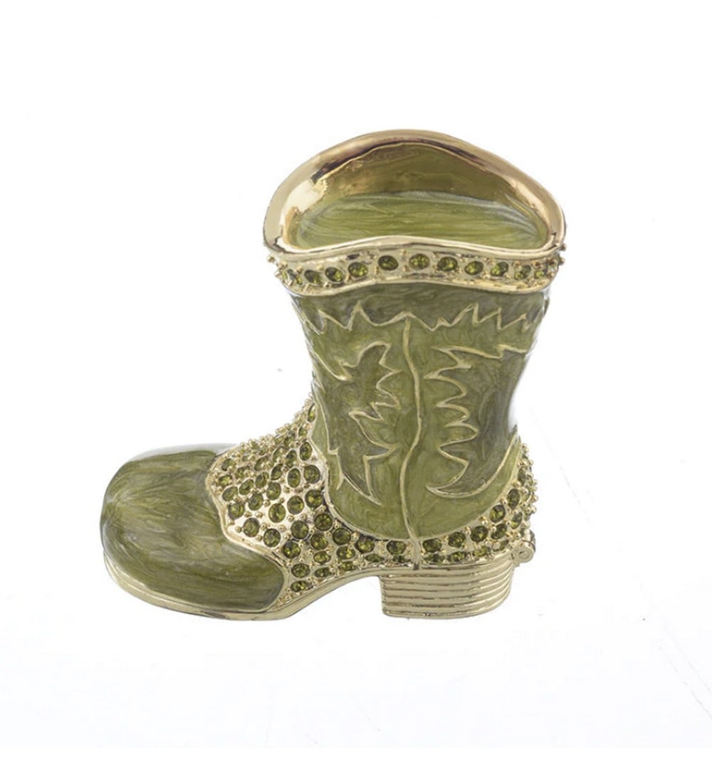 Green Boot Trinket Box - 4