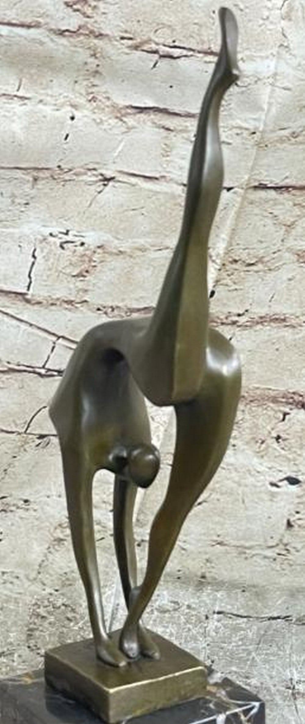 Abstract Bronze Ballerina in Motion - 5