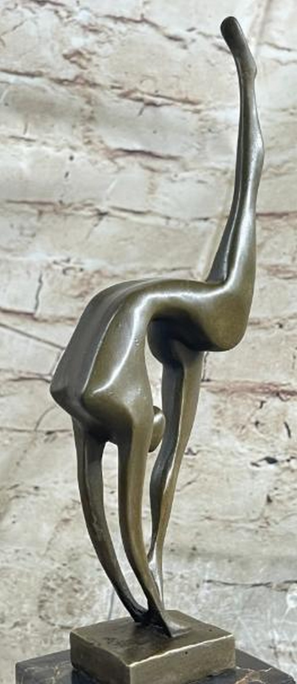 Abstract Bronze Ballerina in Motion - 7